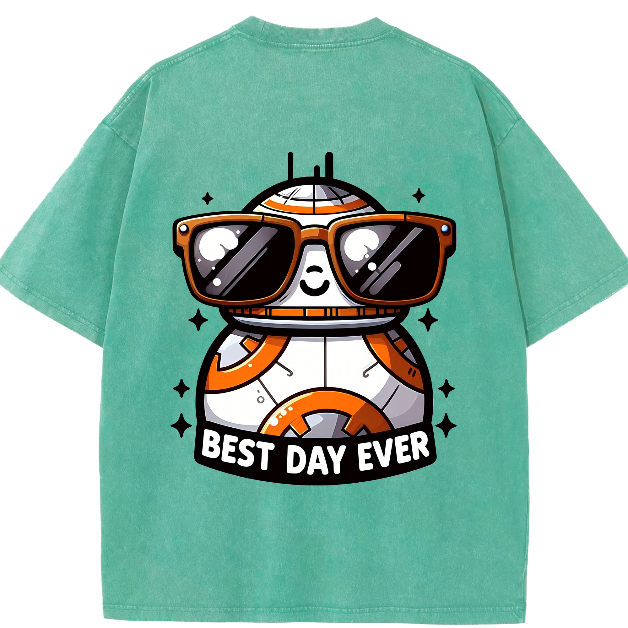 （画像用） スター・ウォーズ Star Wars 綿100% ヴィンテージ風 半袖Tシャツ（背面プリント）